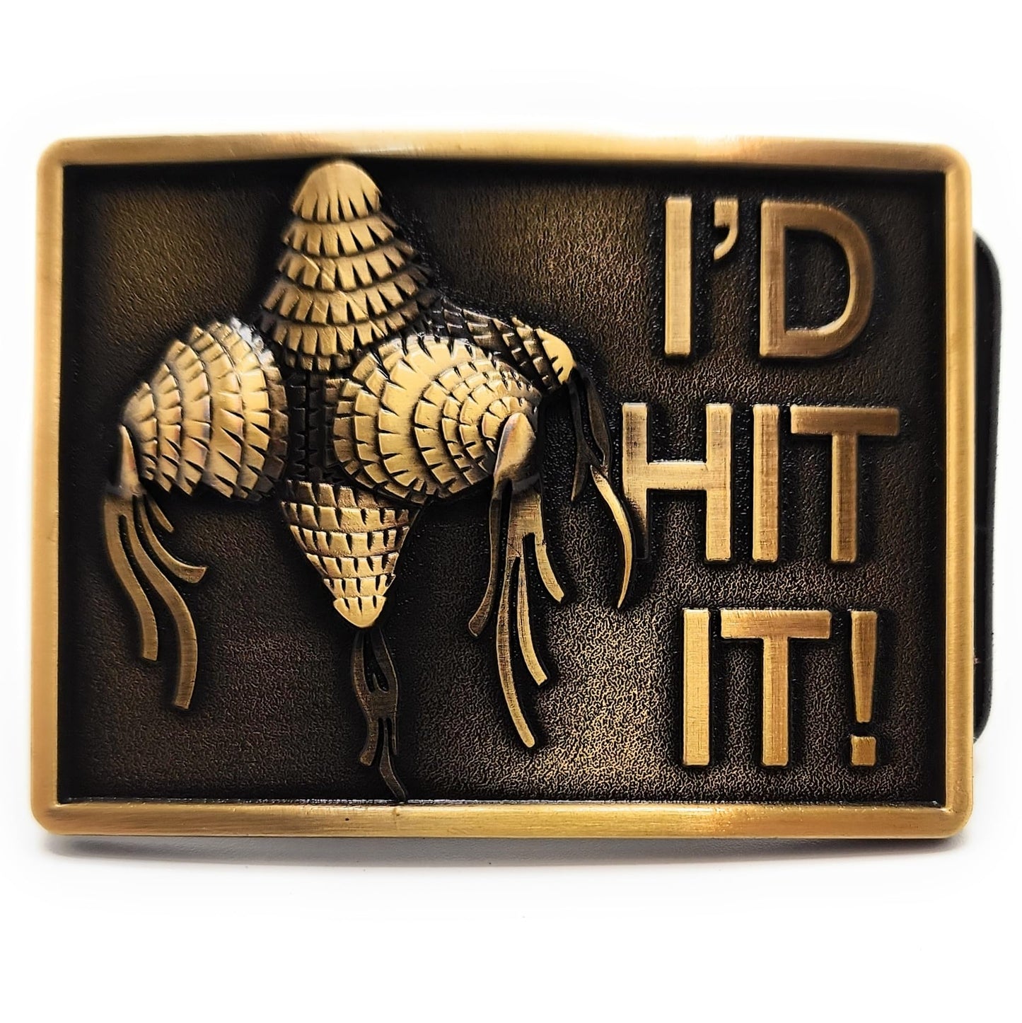 I'd Hit It Funny Vulgar Belt Buckle