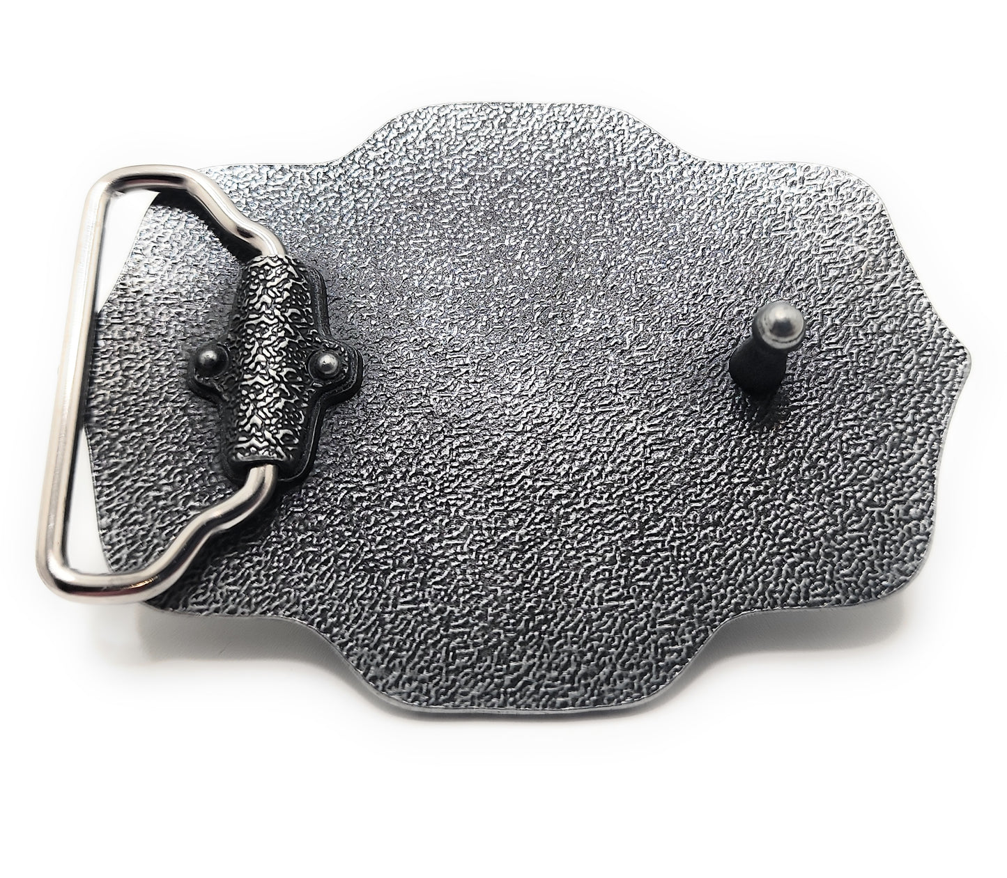 Dual Acoustic Guitars Retro Vibe Belt Buckle