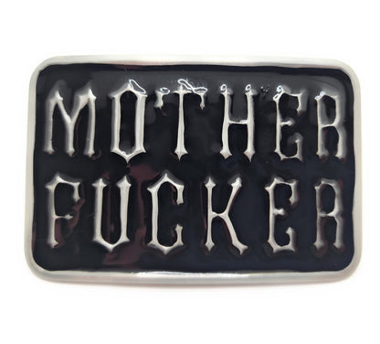 "MOTHER FUCKER" Funny Vulgar Belt Buckle