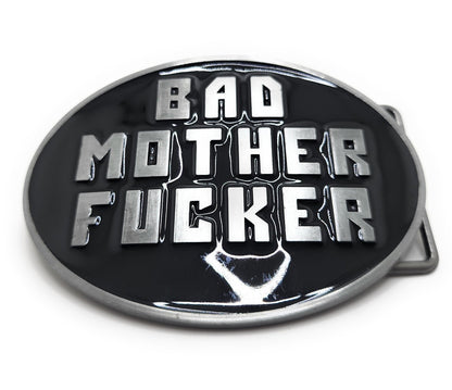"BAD MOTHER FUCKER" Funny Vulgar Belt Buckle