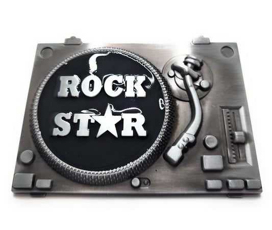 DJ ROCK STAR Belt Buckle