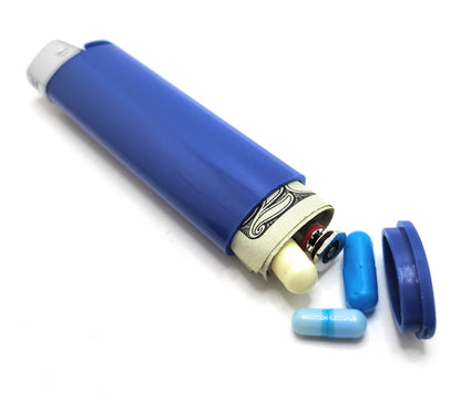 Secret Stash Lighter(Oval) Diversion Safe Hidden Compartment Pill Safe