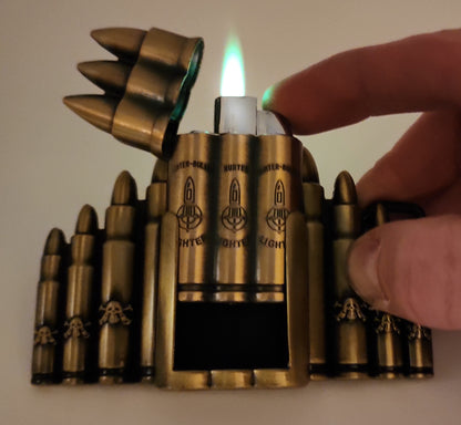 Bullet (Rifle Rounds) Jet Flame Lighter Belt Buckle