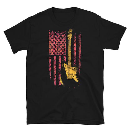 Americana J-Master Red/Orange Guitar T-Shirt shop.AxeDr.com AxeDr., AxeDr. Guitar Tees & Hoodies, Guitar, Guitar T-Shirt, Guitar Tees, reverbsync-force:on