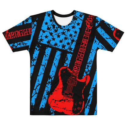 Americana T All-Over-Print Guitar T-Shirt by AxeDr. shop.AxeDr.com All-Over-Print, AxeDr., AxeDr. Guitar Tees & Hoodies, Guitar, reverbsync:off, T-Shirts