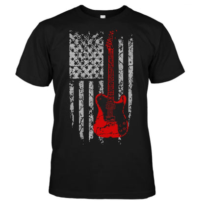 Axe Dr. "T Deluxe Americana" Guitar T-Shirt shop.AxeDr.com AxeDr., AxeDr. Guitar Tees & Hoodies, Brand New, Custom Product, Guitar T-Shirt, reverbsync:off, Sho