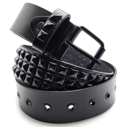 Black Pyramid Studded Belt Trim to Fit shop.AxeDr.com Emo, Goth belt, Punk belt, Rock n roll, Rockstar, Studded belt, Studded Belts