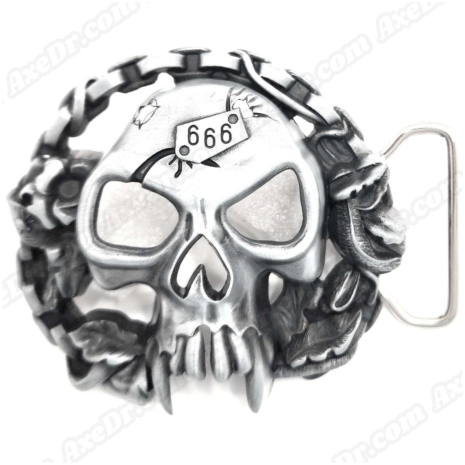 Fanged Skull Belt Buckle shop.AxeDr.com Belt Buckle, black, emo, Funny, Funny Belt Buckle, goth, Hot Topic, Novelty, Punk, Star