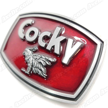 Funny Cocky Rooster Belt Buckle Red shop.AxeDr.com Beltbuckle, Buckle, Funny Belt Buckle, Lighters