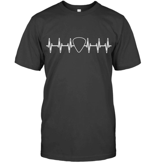 Funny Guitar T-Shirt "Guitarist Pulse" by Axe Dr. Apparel shop.AxeDr.com AxeDr., AxeDr. Guitar Tees & Hoodies, Brand New, christmas gift, Custom Product, fender t-shirt, gif