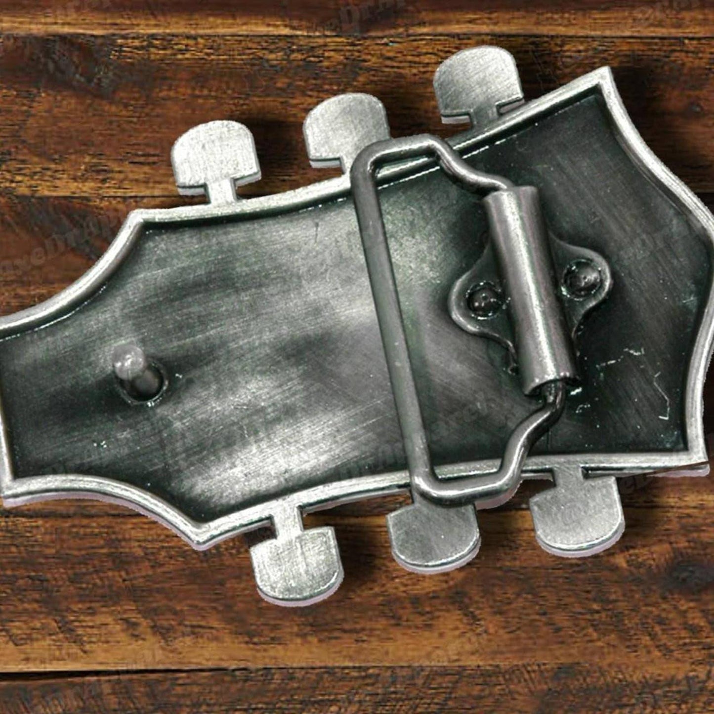 Guitar Belt Buckle White / Guitar Headstock Belt Buckle shop.AxeDr.com belt, beltbuckle, goth, guitar, hottopic