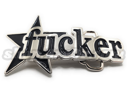 FUCKER Nautical Star Belt Buckle Polished Chrome