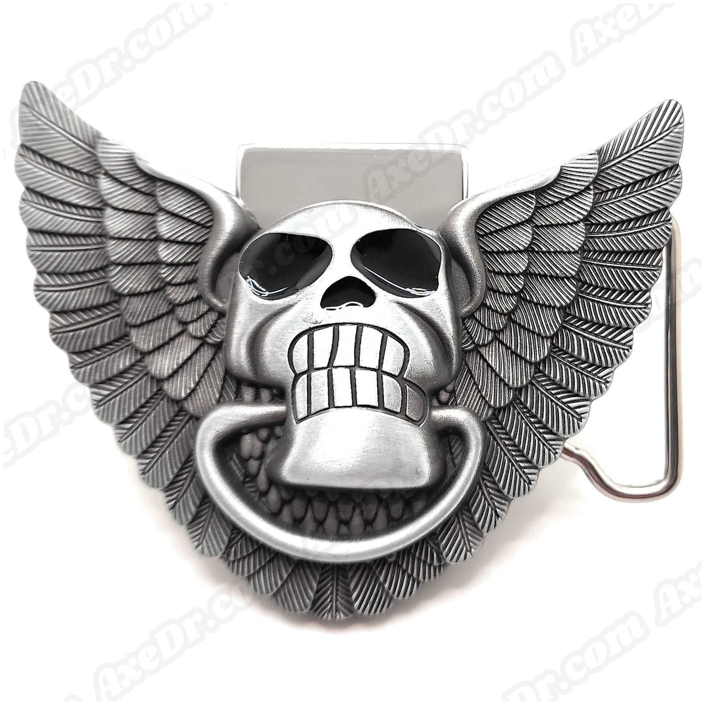 Motorcycle Skull with Wings Lighter Belt Buckle Men's Western Cowboy Hidden Stash shop.AxeDr.com Belt Buckle, emo, gadget, goth, Lighter, Lighter Belt Buckles, lighter buckle, punk, Western Belt Bu