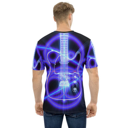 Neon Guitar Geometry All-Over Print T-shirt shop.AxeDr.com All-Over Print, AxeDr., AxeDr. Guitar Tees & Hoodies, Guitar, reverbsync:off
