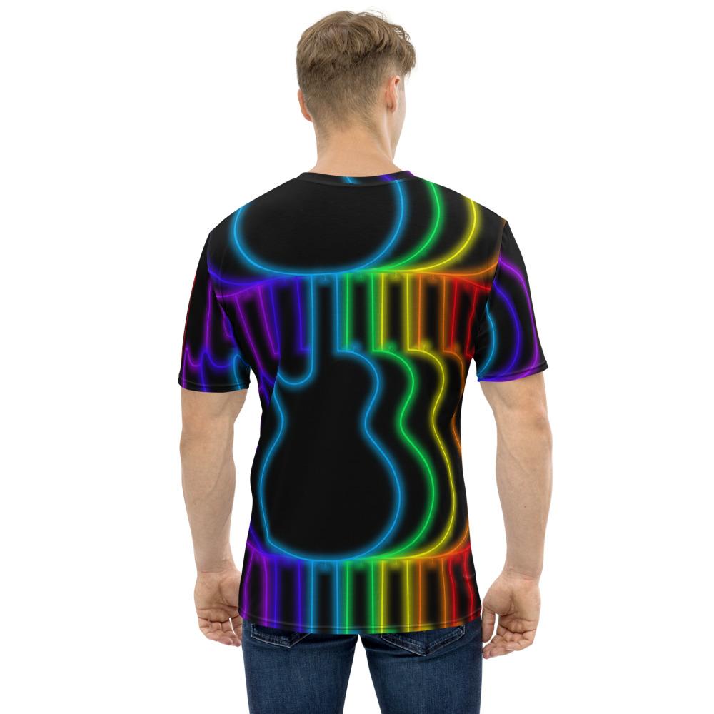 Neon Guitar Rainbow T-shirt shop.AxeDr.com All-Over Print, AxeDr., AxeDr. Guitar Tees & Hoodies, Guitar, reverbsync:off, T-Shirt