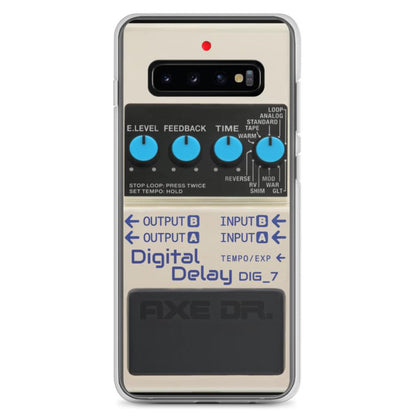 Samsung Galaxy S10 Digital Delay Pedal Phone Case shop.AxeDr.com 