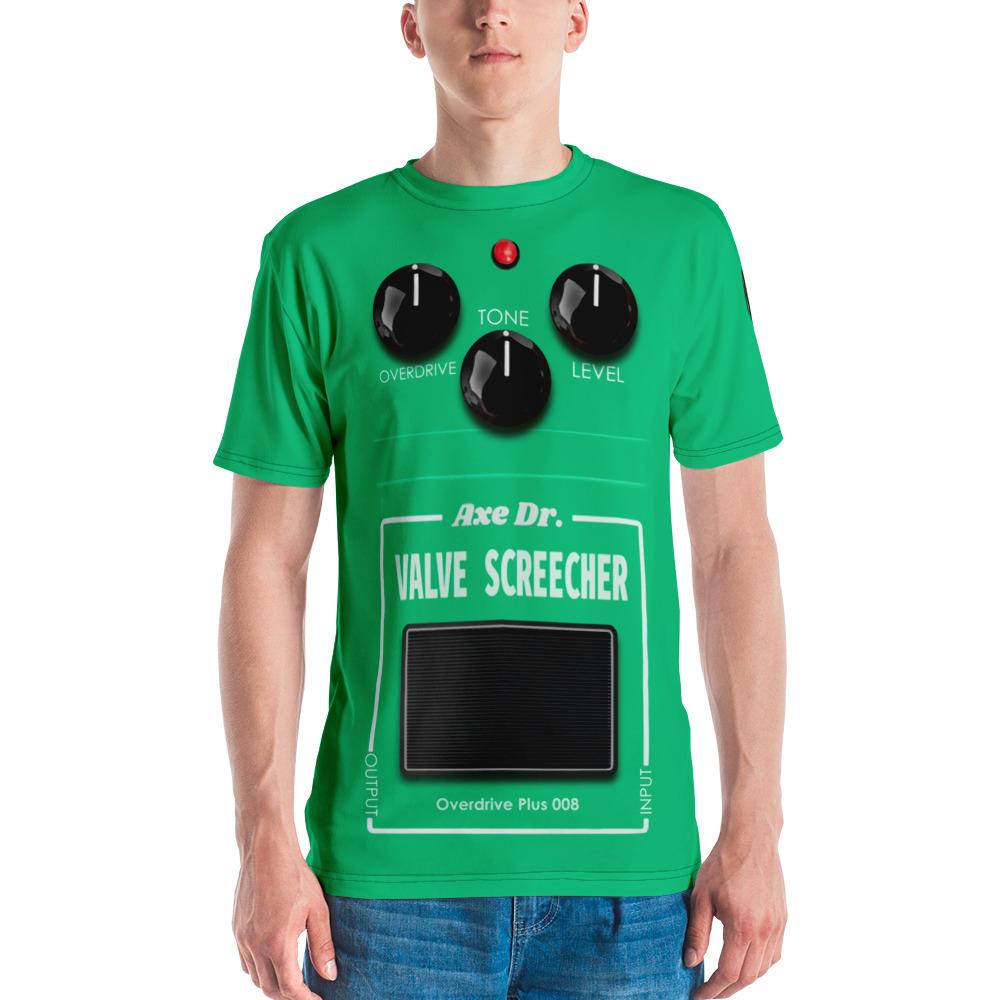 guitar pedal t shirt Valve Screecher Guitar Distortion Pedal All Over Print T-Shirt XL
