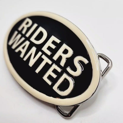 Riders Wanted Belt Buckle